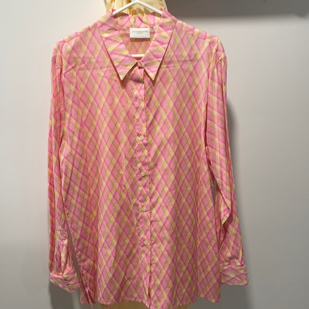 Liz Claiborne Sport Button Down Cotton Shirt